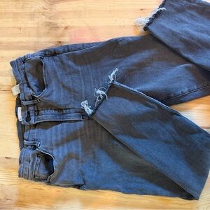 Good American Charcoal Denim Jeans